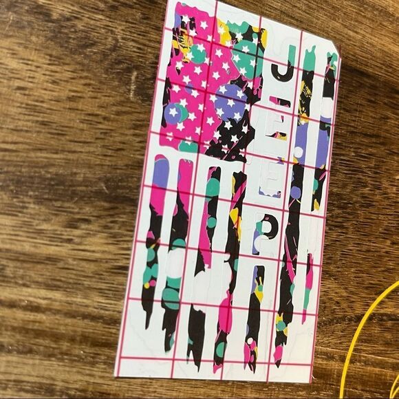 Jeep Flag Decal | Paint Splatter Vinyl Decal - Picture 5 of 5